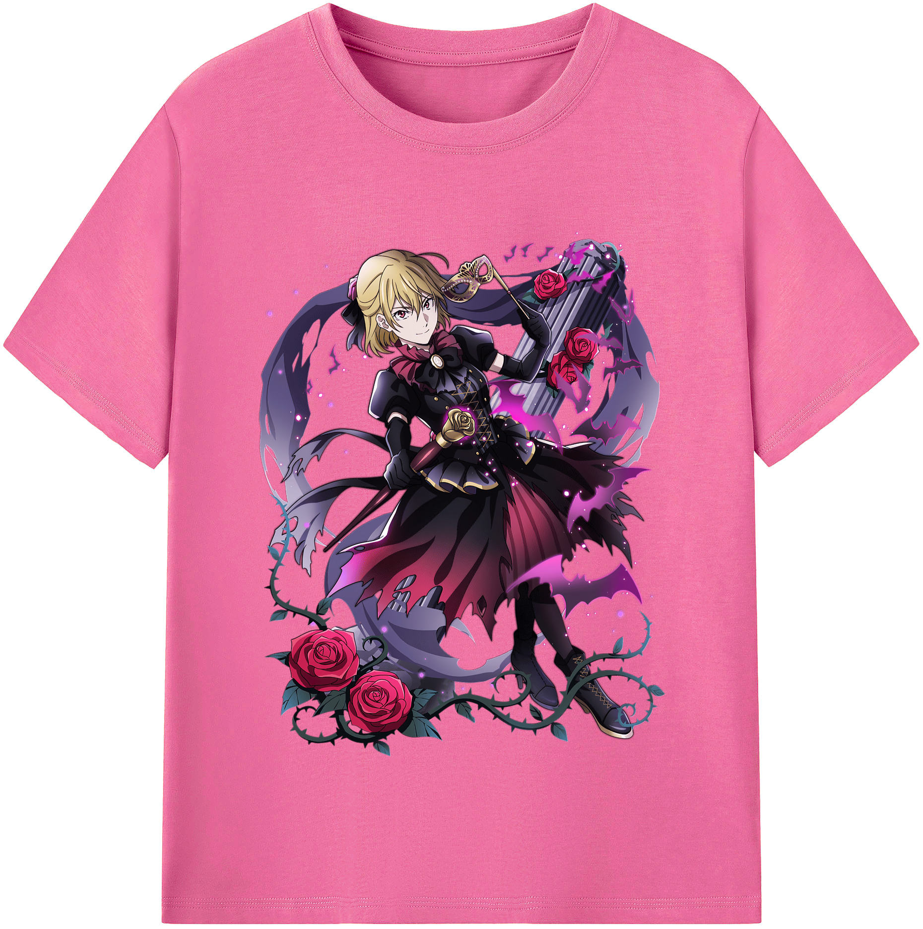 （画像用） 文豪ストレイドッグス Bungo Stray Dogs レディースカジュアルプリントTシャツ（綿100％）